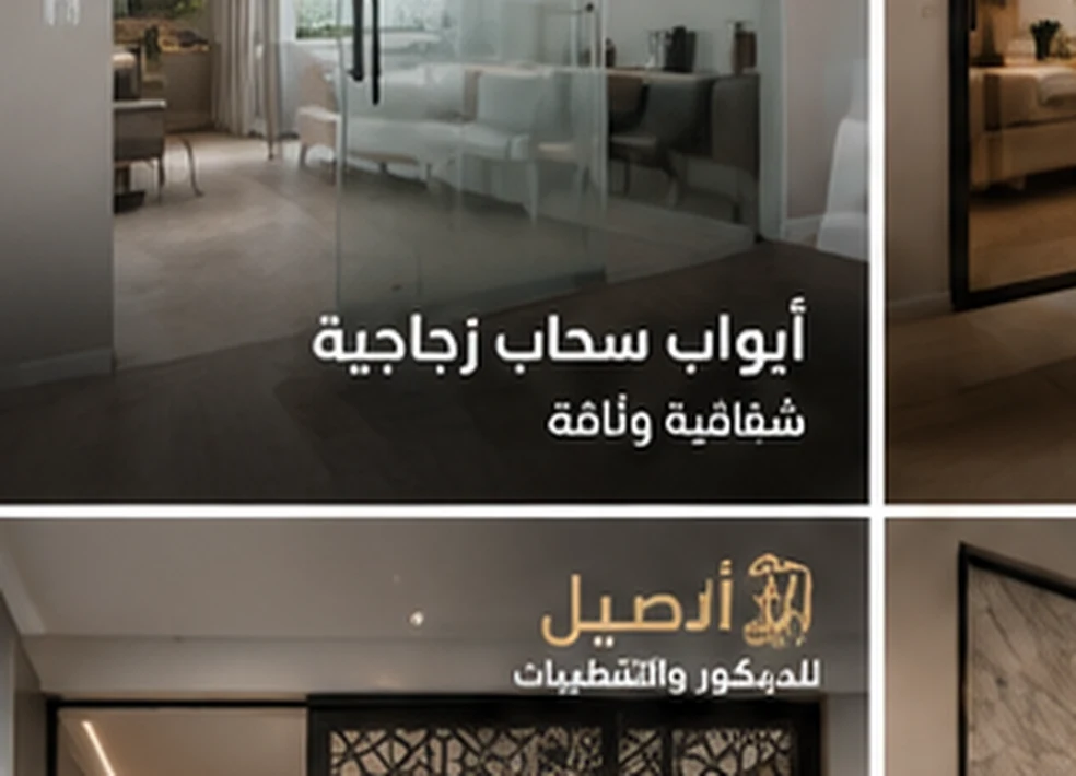 أبواب سحاب - مكتب أنيق